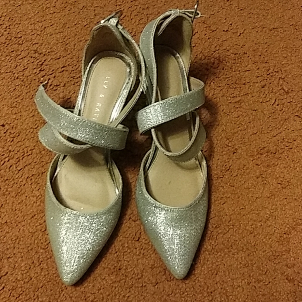 Silver heels